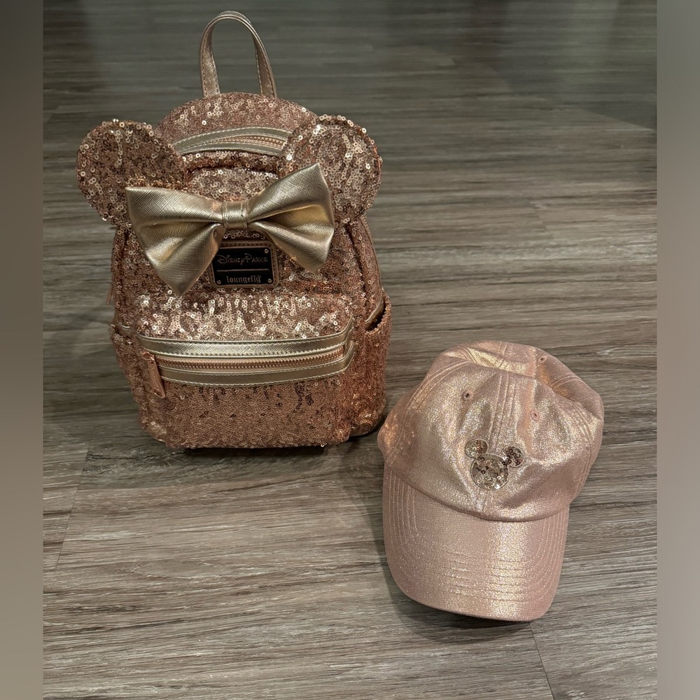 Rose gold Disney Loungefly Bundle